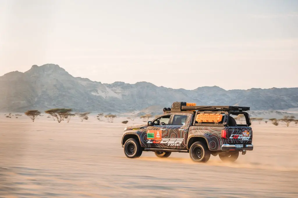 VW Amarok as a service vehicle at the Dakar Classic 2026