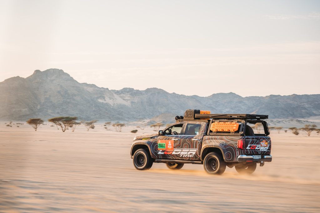 VW Amarok als Servicefahrzeug bei der Dakar Classic 2026